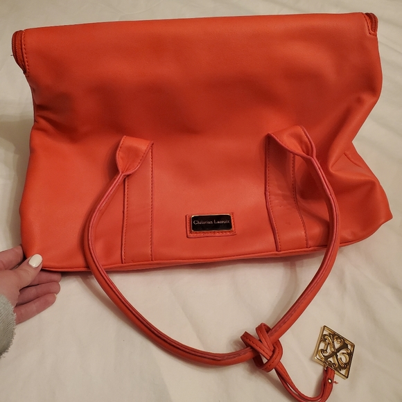 Christian Lacroix orange purse - Picture 6 of 7